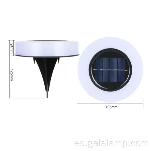 Luz de energía solar ecológica para uso al aire libre